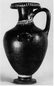 HYDRIA (SOUTH ITALIAN, APULIAN, BLACK GLAZE)