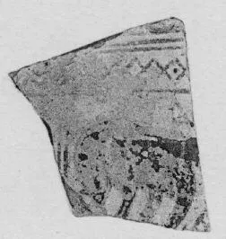 KRATER, FRAGMENT (ATHENIAN GEOMETRIC, SILHOUETTE)