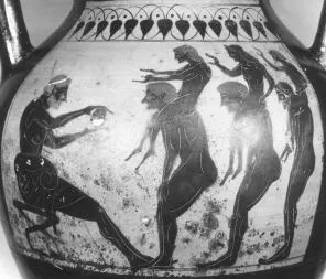 AMPHORA, BELLY, TYPE B (ATHENIAN, BLACK-FIGURE)