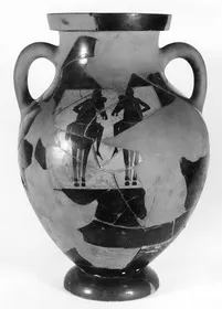 AMPHORA, BELLY, TYPE B (ATHENIAN, BLACK-FIGURE)