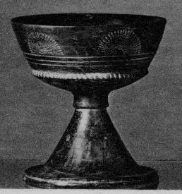 CHALICE (ETRUSCAN, BUCCHERO)