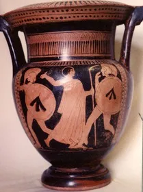 KRATER, COLUMN (ATHENIAN, RED-FIGURE)