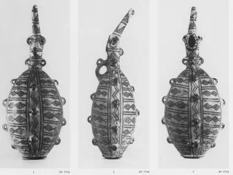 FLASK (CYPRIOT, BRONZE AGE, WHITE PAINTED)