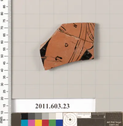 Fragment of a terracotta kylix