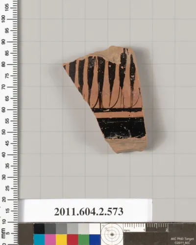 Terracotta fragment of a column-krater (bowl for mixing wine and water)