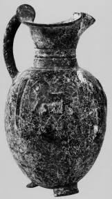 OINOCHOE (ETRUSCAN, BUCCHERO)