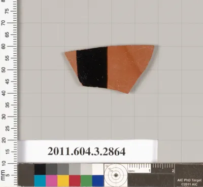 Terracotta fragment of an undetermined shape