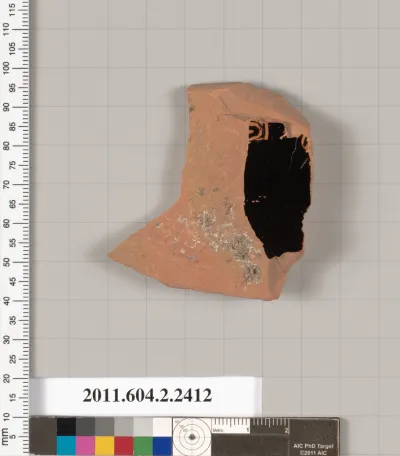 Terracotta fragment of a bell-krater (bowl for mixing wine and water)?