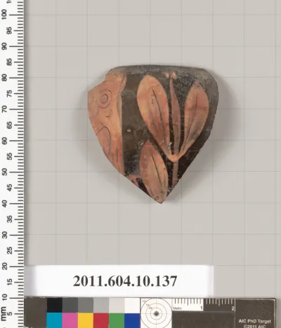 Terracotta fragment of a skyphos (deep drinking cup)