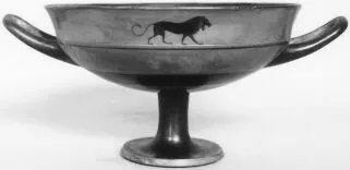 CUP, LITTLE MASTER LIP (ATHENIAN, BLACK-FIGURE)
