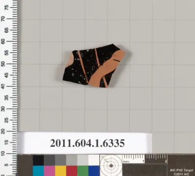 Terracotta fragment of a kylix (drinking cup)