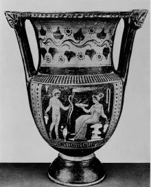 KRATER, COLUMN (SOUTH ITALIAN, APULIAN, RED-FIGURE)