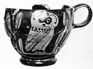 SKYPHOS, FRAGMENT (ATHENIAN, RED-FIGURE)