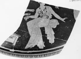 LEKANIS, FRAGMENT (ATHENIAN, RED-FIGURE)