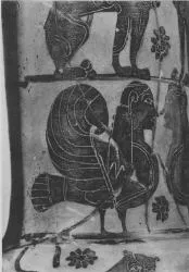 AMPHORA, NECK (ATHENIAN, BLACK-FIGURE)