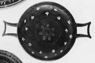 CUP (SOUTH ITALIAN, GNATHIAN, BLACK GLAZE)