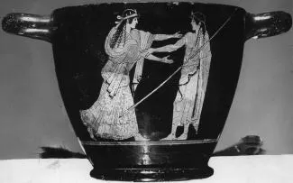 SKYPHOS (ATHENIAN, RED-FIGURE)