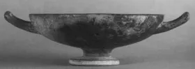 CUP (ATHENIAN, BLACK GLAZE)