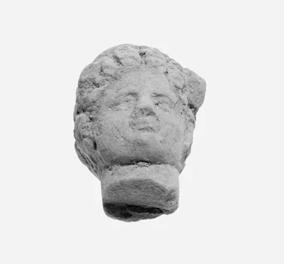 Head with Melon Coiffure and Wreath