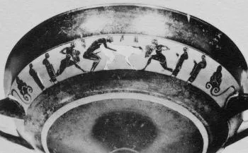 CUP, LITTLE MASTER BAND (ATHENIAN, BLACK-FIGURE)