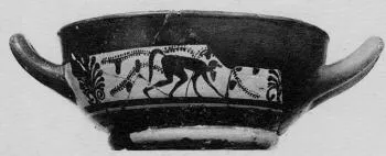 SKYPHOS (ATHENIAN, BLACK-FIGURE)