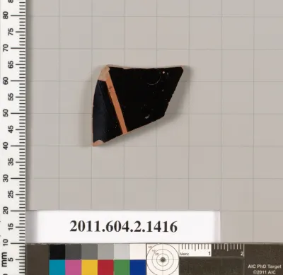 Terracotta fragment of a skyphos (deep drinking cup)