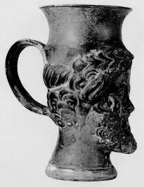 FIGURE VASE (ETRUSCAN, BLACK GLAZE)