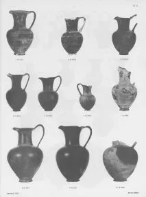 OINOCHOE (ETRUSCAN, BUCCHERO)