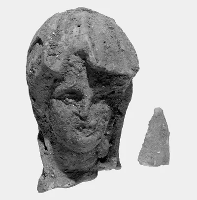 Hooded Female Head