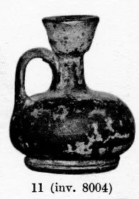 LEKYTHOS, SQUAT (SOUTH ITALIAN, CAMPANIAN, BLACK GLAZE)