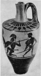 LEKYTHOS (ATHENIAN, BLACK-FIGURE)