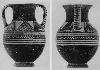 AMPHORA, BELLY (ATHENIAN PROTOGEOMETRIC)