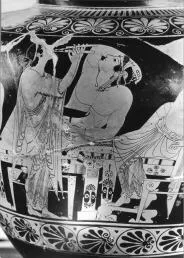 STAMNOS (ATHENIAN, RED-FIGURE)