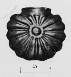 VASE (ARRETINE, BLACK GLAZE)