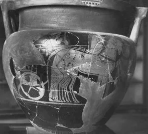 KRATER, COLUMN (ATHENIAN, RED-FIGURE)
